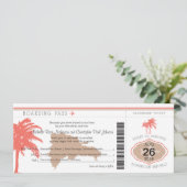 ドミニカ共和国への搭乗結婚パス 招待状 (スタンド正面)