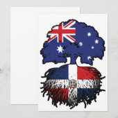 ドミニカ共和国オーストラリア 招待状 (正面/裏面)