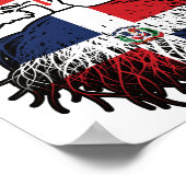 ドミニカ共和国カナダの木 ポスター (角)