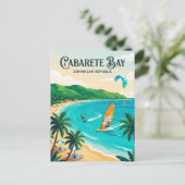 ドミニカ共和国カバレテ湾 ポストカード (スタンド正面)