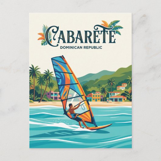 ドミニカ共和国カバレテ ポストカード (正面)