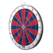 ドミニカ共和国カラフル国旗 ダーツボード (正面右)