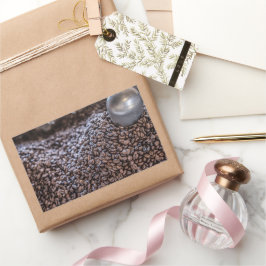 ドミニカ共和国コーヒー豆 長方形シール