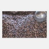 ドミニカ共和国コーヒー豆 長方形シール (正面)