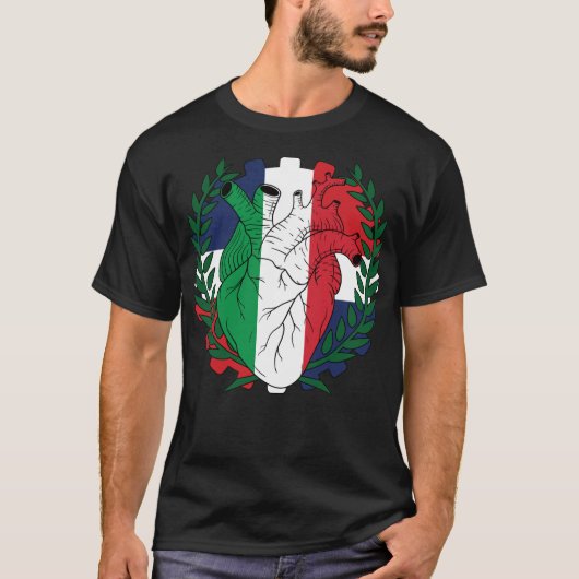 ドミニカ共和国サンジョセフイタリアンイタリア Tシャツ (正面)