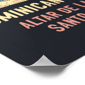 ドミニカ共和国サントドミンゴ祭壇ラパトリアP ポスター (角)