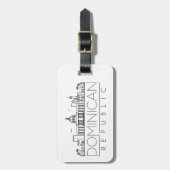 ドミニカ共和国スカイラインラゲージタグ ラゲッジタグ (正面縦)
