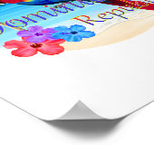 ドミニカ共和国トロピカル ポスター (角)