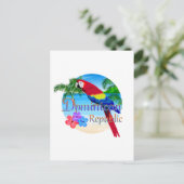 ドミニカ共和国トロピカル ポストカード (スタンド正面)