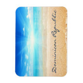 ドミニカ共和国ビーチサンライズ マグネット (縦)