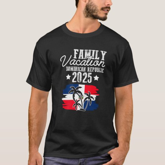 ドミニカ共和国ファミリートリップ2025懇親会バカティ Tシャツ (正面)