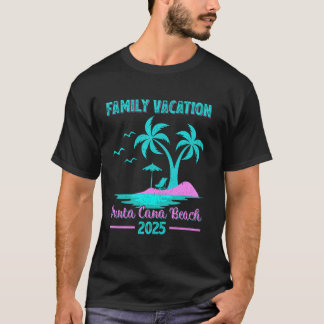 ドミニカ共和国プンタカナビーチ家族旅行 Tシャツ