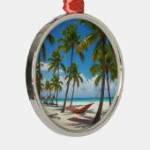 ドミニカ共和国プンタカナビーチ旅行 メタルオーナメント (右)