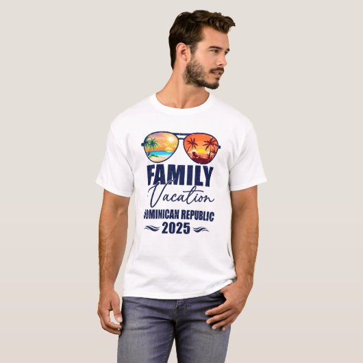 ドミニカ共和国マッチングファミリーバケーション2025 M Tシャツ (正面フル)