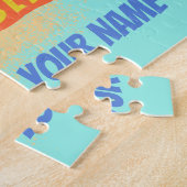 ドミニカ共和国レトロカリブのアイランドオウム ジグソーパズル (側面)