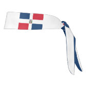 ドミニカ共和国国エレガント国旗 タイヘッドバンド (回転90)