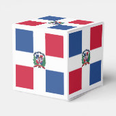 ドミニカ共和国国旗のエンブレム フェイバーボックス (裏面サイド)