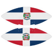 ドミニカ共和国国旗のサッカー アメリカンフットボール (パネル)