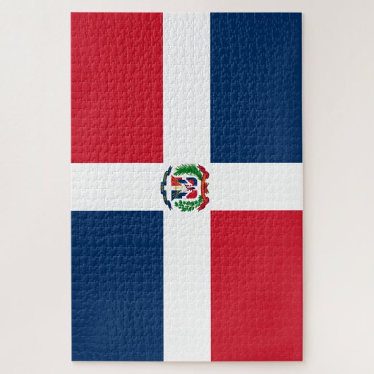 ドミニカ共和国国旗のパズル ジグソーパズル (縦)