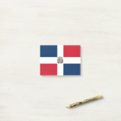 ドミニカ共和国国旗のポストイットノート ポストイット (デスク上)