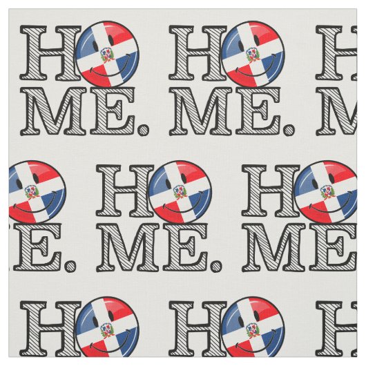 ドミニカ共和国国旗の引っ越し祝いパーティー ファブリック (見本)