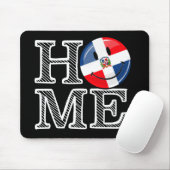 ドミニカ共和国国旗の引っ越し祝いパーティー マウスパッド (マウス)