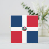 ドミニカ共和国国旗の招待状 招待状 (スタンド正面)