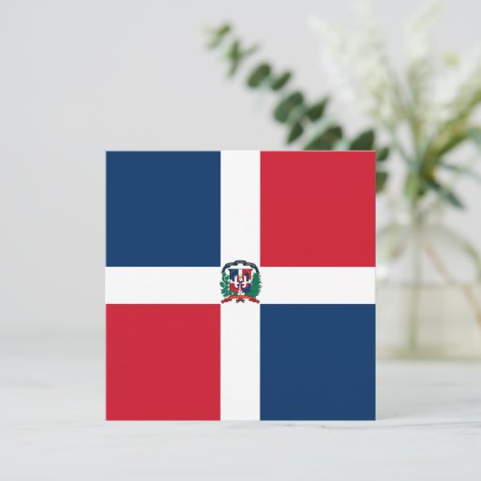 ドミニカ共和国国旗の招待状 招待状 (スタンド正面)