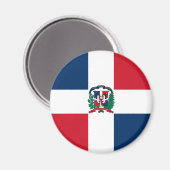 ドミニカ共和国国旗の磁石 マグネット (正面/裏面)