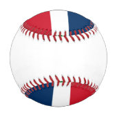 ドミニカ共和国国旗の野球 野球ボール (裏面)