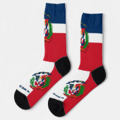 ドミニカ共和国国旗地球に優し, ソックス (左)