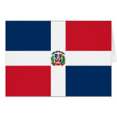 ドミニカ共和国国旗 (正面横)
