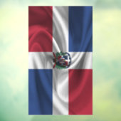 ドミニカ共和国国旗 ウィンドウサイン (シート3)