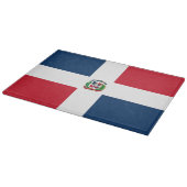 ドミニカ共和国国旗 カッティングボード (角)