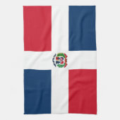 ドミニカ共和国国旗 キッチンタオル (縦)