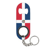 ドミニカ共和国国旗 キーホルダー栓抜き (裏面)