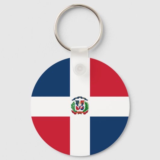 ドミニカ共和国国旗 キーホルダー (正面)