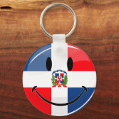 ドミニカ共和国国旗 キーホルダー (正面)