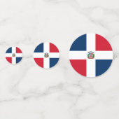 ドミニカ共和国国旗 コンフェッティ (裏面)