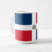 ドミニカ共和国国旗 コーヒーマグカップ (正面左)