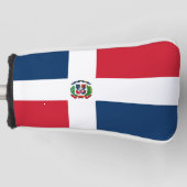 ドミニカ共和国国旗 ゴルフヘッドカバー (正面)