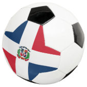 ドミニカ共和国国旗 サッカーボール (3/4)