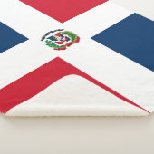 ドミニカ共和国国旗 シェルパブランケット (3/4)