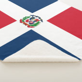 ドミニカ共和国国旗 シェルパブランケット (3/4)