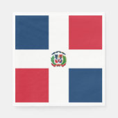 ドミニカ共和国国旗 スタンダードランチョンナプキン (正面)