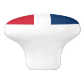 ドミニカ共和国国旗 セラミックノブ (側面)