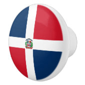 ドミニカ共和国国旗 セラミックノブ (右)