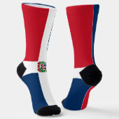 ドミニカ共和国国旗 ソックス (傾斜あり)