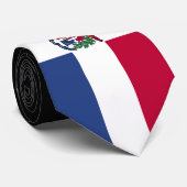 ドミニカ共和国国旗 ネクタイ (ロール)