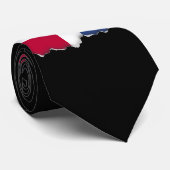 ドミニカ共和国国旗 ネクタイ (ロール)